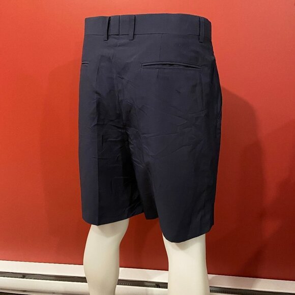 TSF Sportswear Men's Navy Pleated Guy Harvey Shorts - Size 36 - NWT - Picture 2 of 5